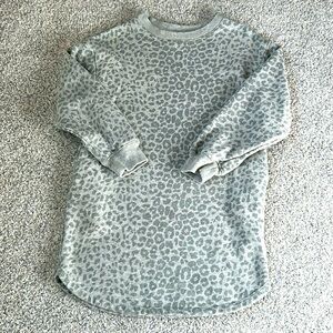 Gap Sweatshirt Dress, Cheetah Print